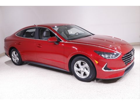 Calypso Red Hyundai Sonata SE.  Click to enlarge.