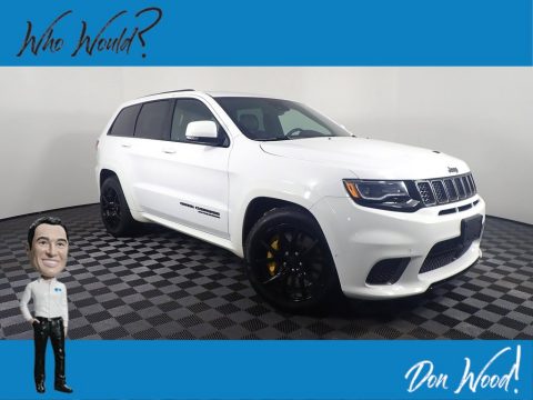Bright White Jeep Grand Cherokee Trackhawk 4x4.  Click to enlarge.