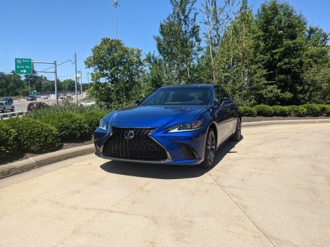 Ultrasonic Blue Mica 2.0 Lexus ES 350 F Sport.  Click to enlarge.