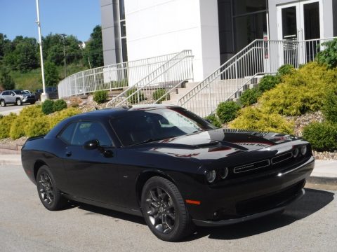 Pitch Black Dodge Challenger GT AWD.  Click to enlarge.
