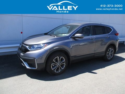 Modern Steel Metallic Honda CR-V EX AWD.  Click to enlarge. Modern Steel Metallic Honda CR-V EX AWD.  Click to enlarge.