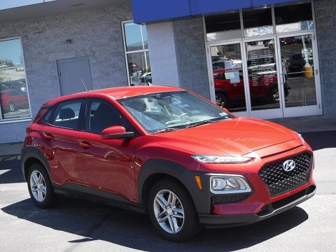 Pulse Red Hyundai Kona SE AWD.  Click to enlarge.