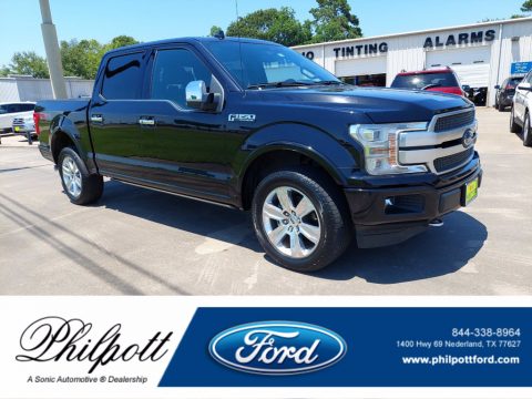 Agate Black Ford F150 Platinum SuperCrew 4x4.  Click to enlarge.