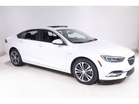 White Frost Tricoat Buick Regal Sportback Essence AWD.  Click to enlarge.