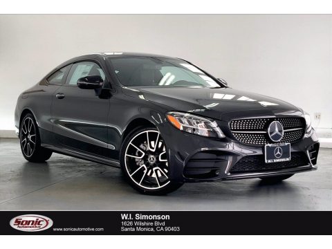 Graphite Gray Metallic Mercedes-Benz C 300 Coupe.  Click to enlarge.