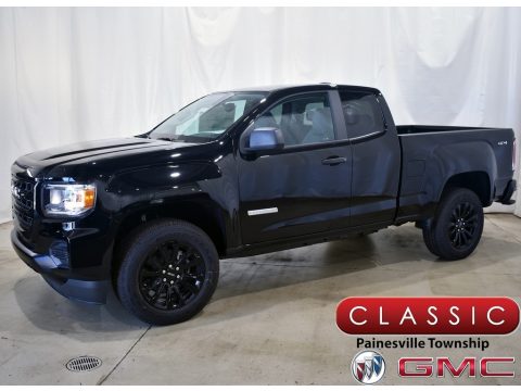 Onyx Black GMC Canyon Elevation Extended Cab 4x4.  Click to enlarge.