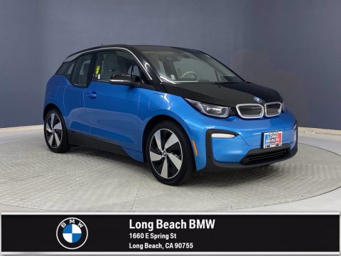 Protonic Blue Metallic BMW i3 with Range Extender.  Click to enlarge.