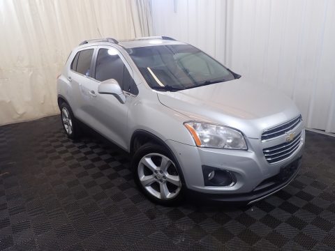 Silver Ice Metallic Chevrolet Trax LTZ.  Click to enlarge.