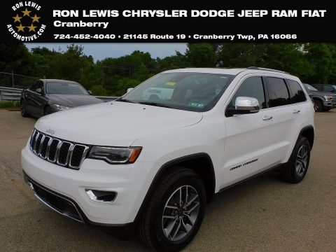 Bright White Jeep Grand Cherokee Limited 4x4.  Click to enlarge.