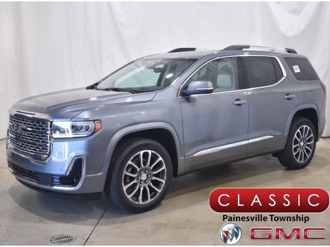 Satin Steel Metallic GMC Acadia Denali AWD.  Click to enlarge.