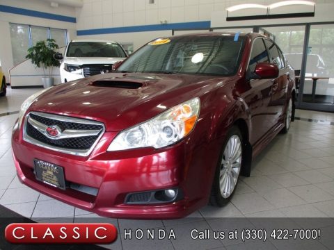Ruby Red Pearl Subaru Legacy 2.5GT Limited.  Click to enlarge.