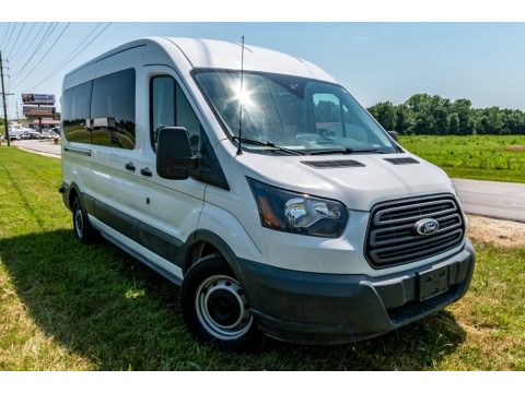 Oxford White Ford Transit Wagon XL 350 MR Long.  Click to enlarge.