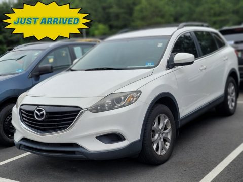 Crystal White Pearl Mica Mazda CX-9 Touring.  Click to enlarge.