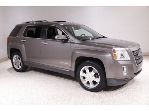 Mocha Steel Metallic GMC Terrain SLT AWD.  Click to enlarge.