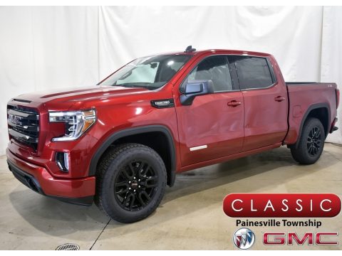 Cayenne Red Tintcoat GMC Sierra 1500 Elevation Crew Cab 4WD.  Click to enlarge.