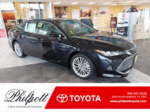 Midnight Black Metallic Toyota Avalon Hybrid Limited.  Click to enlarge.