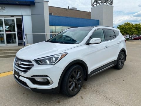 Pearl White Hyundai Santa Fe Sport 2.0T Ultimate AWD. Click to enlarge. Pearl White Hyundai Santa Fe Sport 2.0T Ultimate AWD. Click to enlarge.
