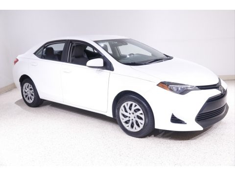 Super White Toyota Corolla LE.  Click to enlarge.