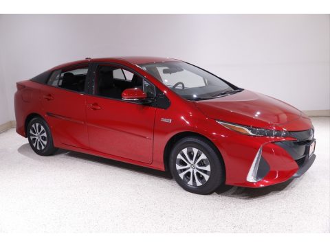 Supersonic Red Toyota Prius Prime XLE.  Click to enlarge.