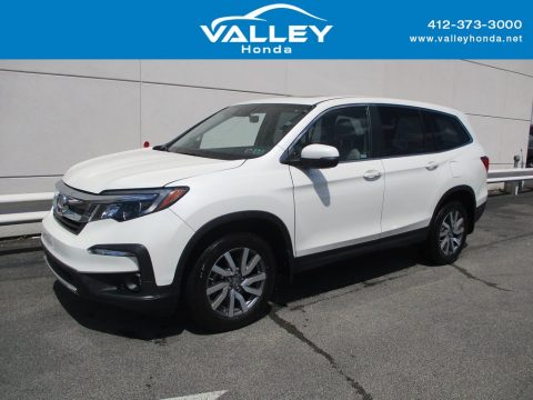 White Diamond Pearl Honda Pilot EX-L AWD. Click to enlarge. White Diamond Pearl Honda Pilot EX-L AWD. Click to enlarge.