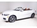 Front 3/4 View of 2018 BMW 2 Series 230i xDrive Convertible #4
