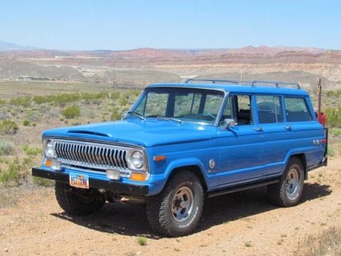 Brilliant Blue Jeep Cherokee Chief 4x4.  Click to enlarge.