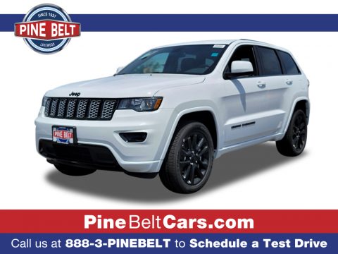 Bright White Jeep Grand Cherokee Laredo 4x4.  Click to enlarge.