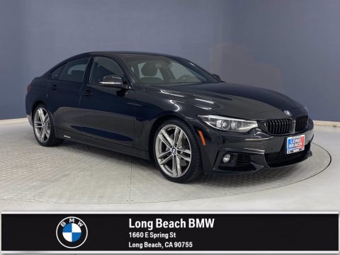 Black Sapphire Metallic BMW 4 Series 440i Gran Coupe.  Click to enlarge.