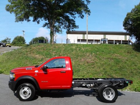 Flame Red Ram 4500 Tradesman Regular Cab 4x4 Chassis.  Click to enlarge.