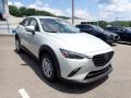 Front 3/4 View of 2021 Mazda CX-3 Sport AWD #3