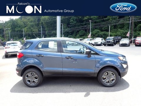 Blue Metallic Ford EcoSport S 4WD.  Click to enlarge.