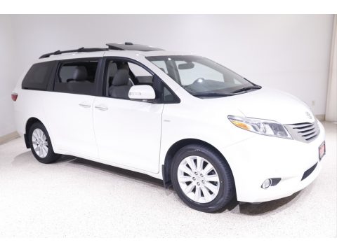 Blizzard Pearl Toyota Sienna Limited Premium AWD.  Click to enlarge.