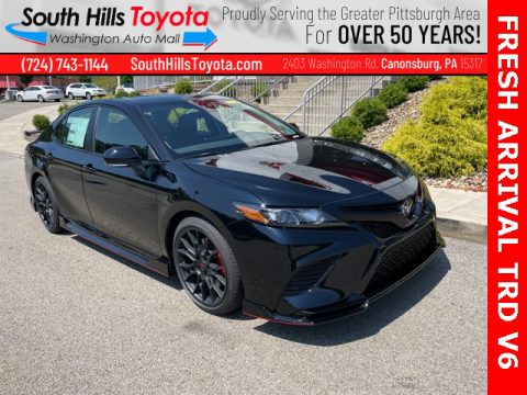 Midnight Black Metallic Toyota Camry TRD.  Click to enlarge.