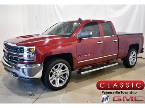 Cajun Red Tintcoat Chevrolet Silverado 1500 LTZ Double Cab 4x4.  Click to enlarge.