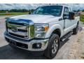 Front 3/4 View of 2014 Ford F350 Super Duty Lariat SuperCab 4x4 #8