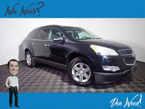 Black Granite Metallic Chevrolet Traverse LT AWD.  Click to enlarge.