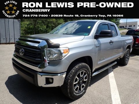 Silver Sky Metallic Toyota Tundra SR5 TRD Double Cab 4x4.  Click to enlarge.