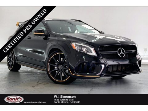 Night Black Mercedes-Benz GLA AMG 45 4Matic.  Click to enlarge.
