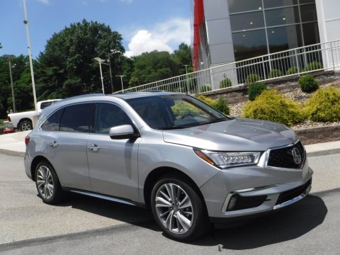 Lunar Silver Metallic Acura MDX Technology SH-AWD.  Click to enlarge.