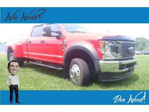 Race Red Ford F450 Super Duty STX Crew Cab 4x4.  Click to enlarge.
