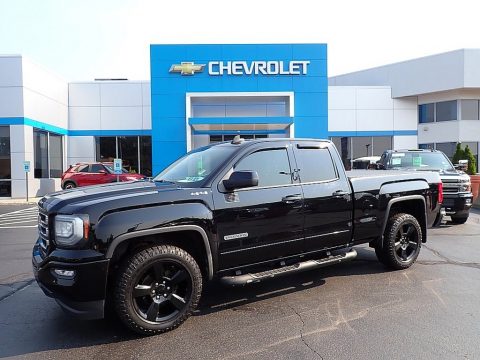 Onyx Black GMC Sierra 1500 Elevation Double Cab 4WD.  Click to enlarge.