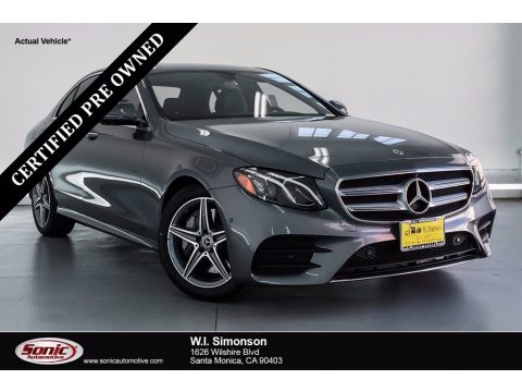 Selenite Grey Metallic Mercedes-Benz E 300 Sedan.  Click to enlarge.