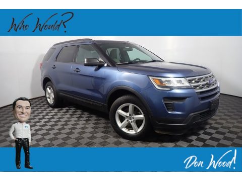 Blue Metallic Ford Explorer 4WD.  Click to enlarge.