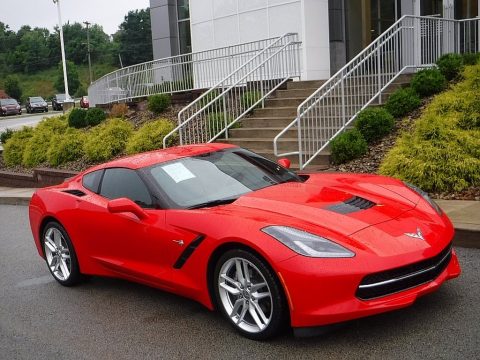 Torch Red Chevrolet Corvette Stingray Coupe.  Click to enlarge.