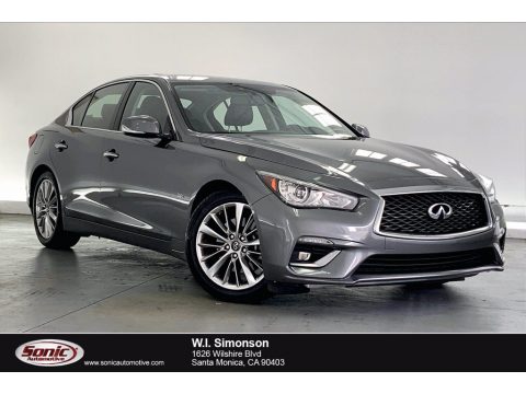 Graphite Shadow Infiniti Q50 3.0t.  Click to enlarge.