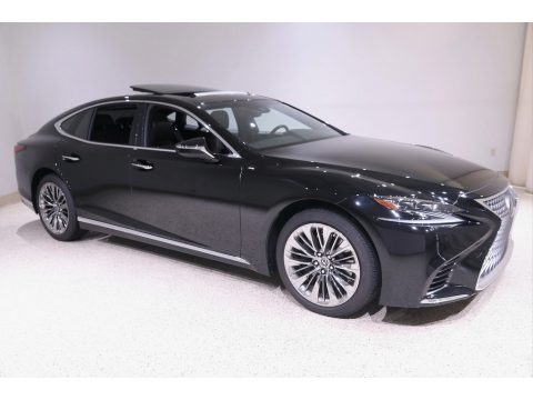 Obsidian Lexus LS 500 AWD.  Click to enlarge.