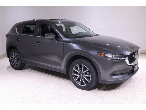 Machine Gray Metallic Mazda CX-5 Touring AWD.  Click to enlarge.