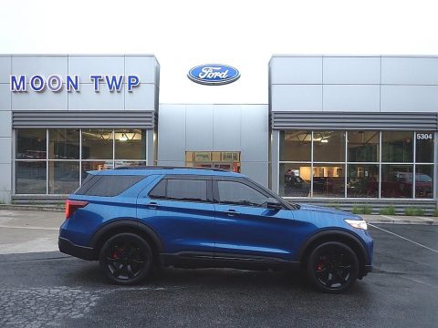 Atlas Blue Metallic Ford Explorer ST 4WD.  Click to enlarge.