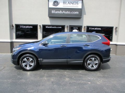 Obsidian Blue Pearl Honda CR-V LX AWD.  Click to enlarge.