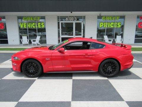 Race Red Ford Mustang GT Premium Fastback.  Click to enlarge.